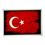 Dual-Face Hook & Loop Patch with 3D HF UV Printed Logo & Screen Printed Images & Silicone Border