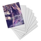 CALCA 8"x12" Sublimation Gloss White Aluminum Blanks 0.22mm Rounded Corner Metal Boards 20 Pack Value Set for DIY Custom Signs & Photo Crafts