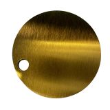 100pcs Round Blank Brass Tag Dog Tag Pendant for engraving (30mm x 1.8mm)