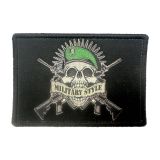 Custom Dual-Sided Hook & Loop Patch – 3D UV Printed Logo & Screen-Printed Military-Style Design