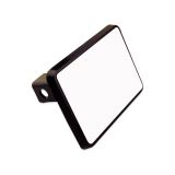 White Hitch Cover with Removable Aluminum Sublimation Insert(Hitch Pin Not Included)