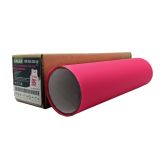 US Stock CALCA 11.8in x 32.8ft/30cm x 10m DTF Fluorescent Pink Film Roll, Cold Peel