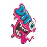 0.5mm Thick UV Printed PU Heat Transfer Patches, UV Varnish Garment Labels