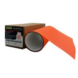 US Stock CALCA 11.8in x 32.8ft/30cm x 10m DTF Fluorescent Orange Film Roll, Cold Peel