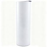 30oz Glossy Sublimation Skinny Tumbler, Stainless Steel Insulated Cup with Lid & Straw, 25 Pack