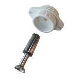 Generic a Set of Horn-Shaped Insulating Ceramic with High-Voltage Pin for CALCA Universal Filterless Electrolytic Fume Extractor