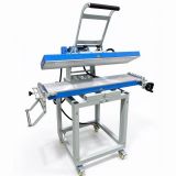 9.8 x 39in Manual Webbing Heat Press, Top & Bottom Heating for Lanyards, Straps & Webbing