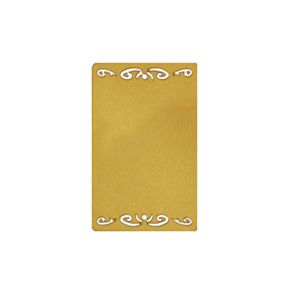 Sublimation Blank Metal Name Card