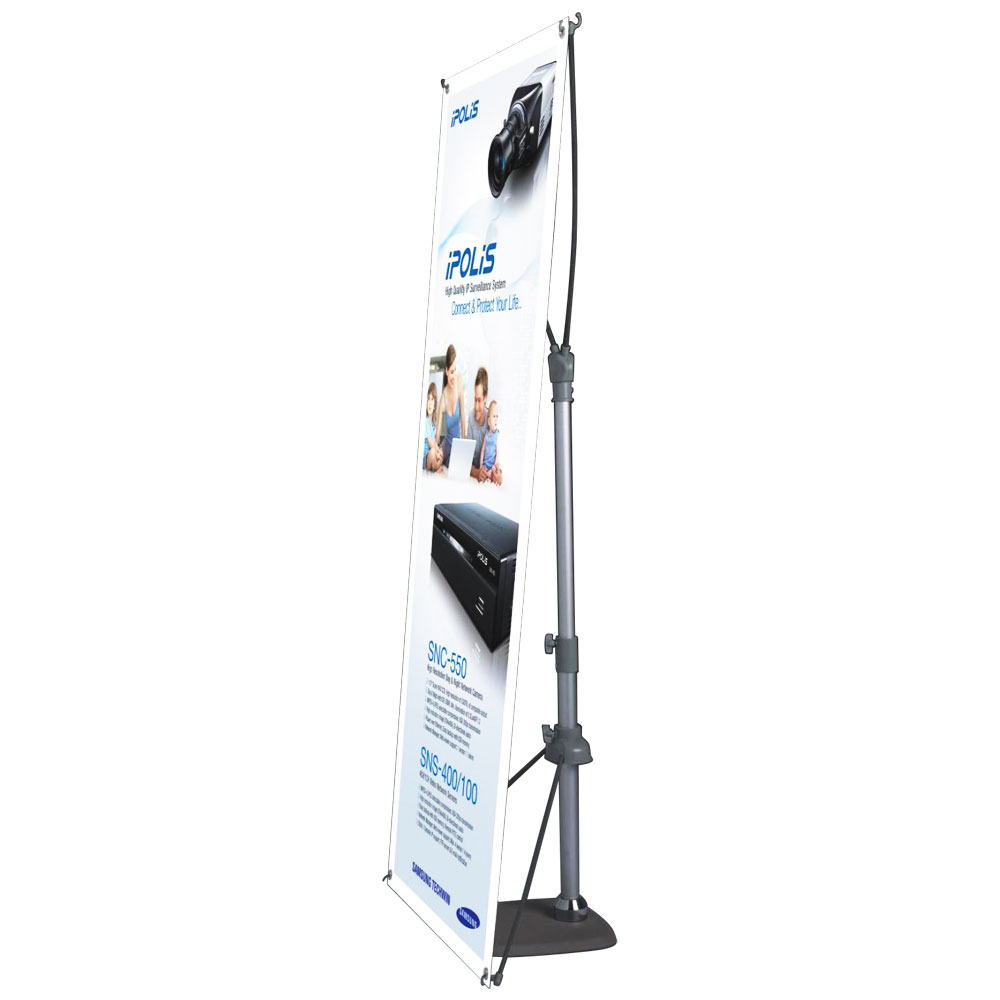 Adjustable Pole Poster Banner Stand