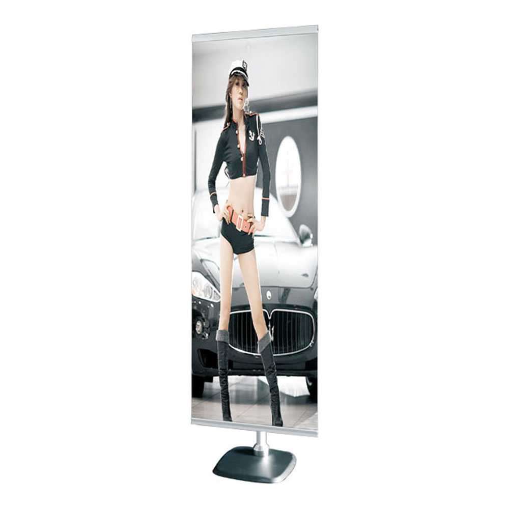 Steel Base Adjustable Poster Banner Stand (Stand only)