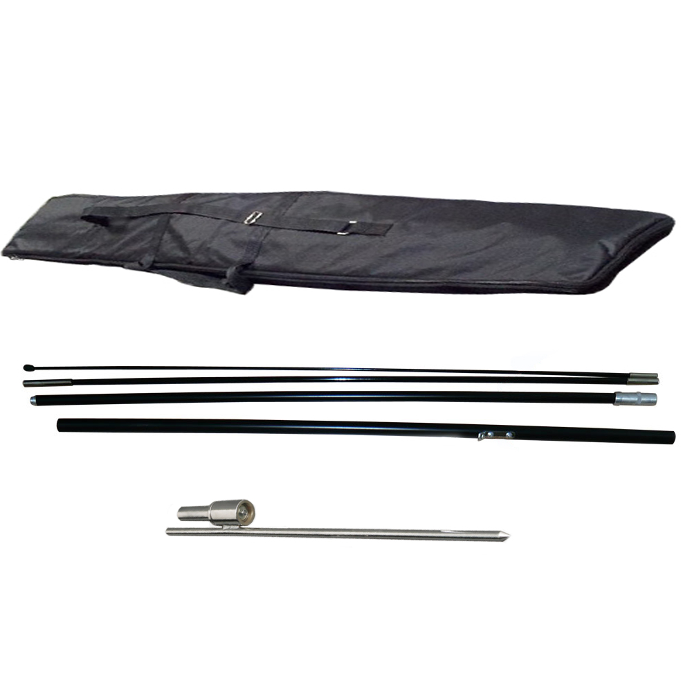 13.1 ft Pole with Spike Base Flag Banner Stand