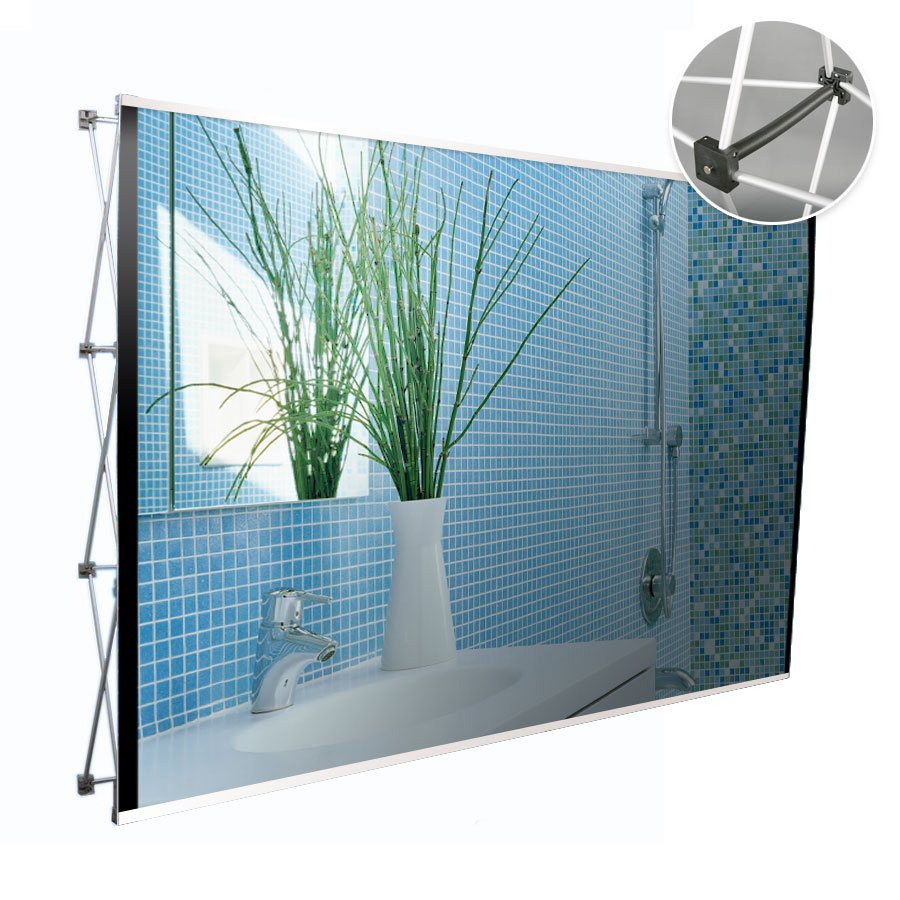 10ft Straight Pop Up Display(Graphic included)-Spring Connection