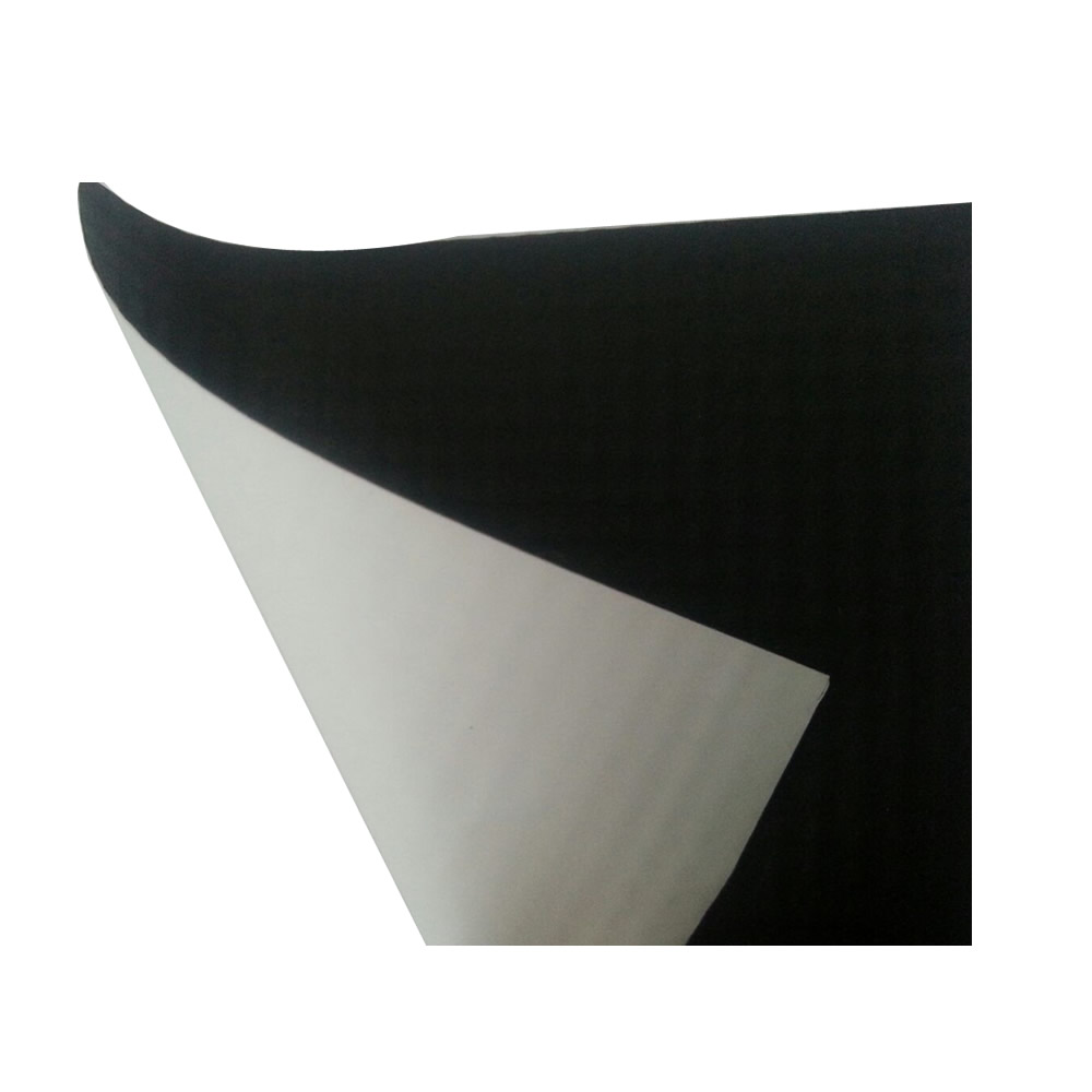 (320gsm-840*840-6*6) Glossy Laminated Frontlit Black Back PVC Flex Banner 125.9" (3.2m)