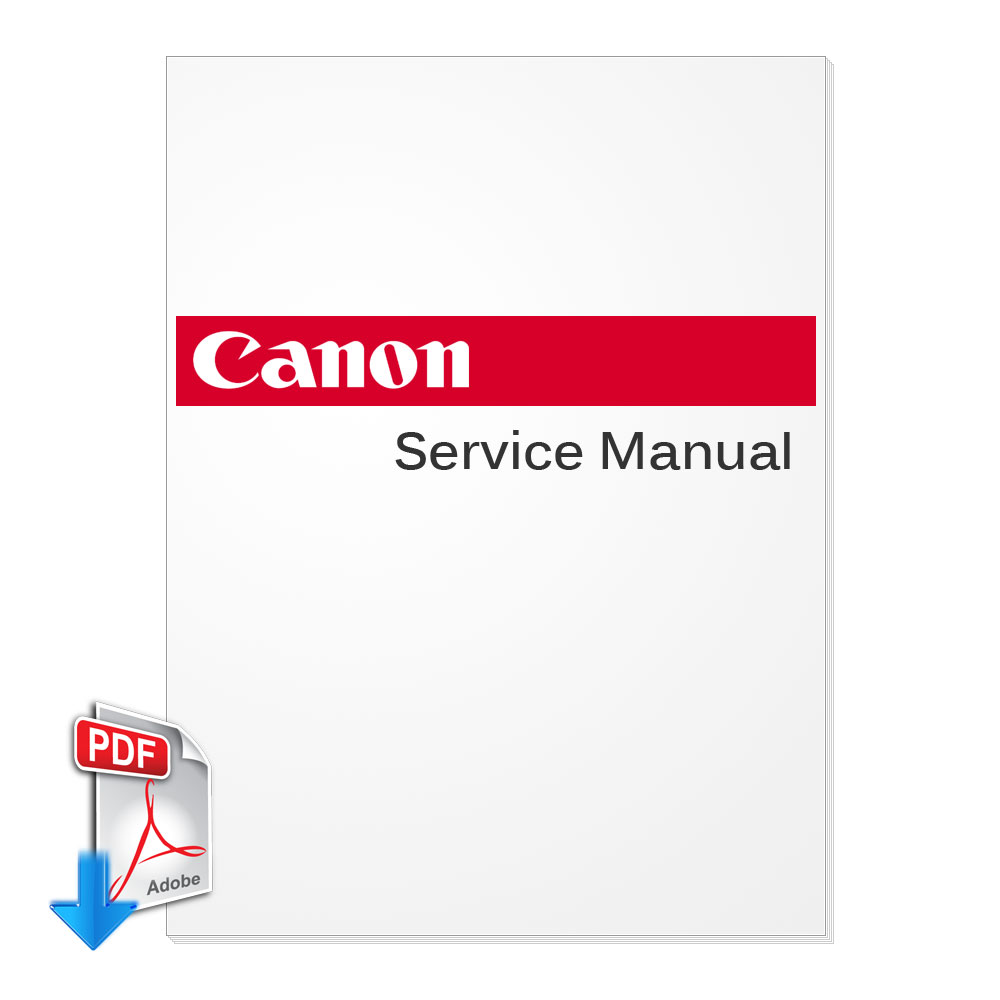 CANON DR-2580C Scanner English Service Manual, Parts List