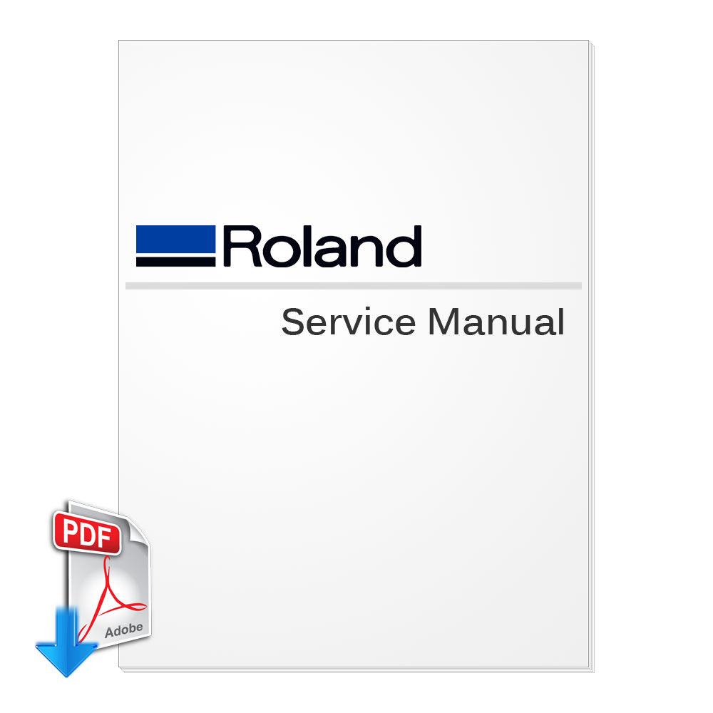 Roland SP-300 SP-300V Large Format Printer English Service Manual (Direct Download)