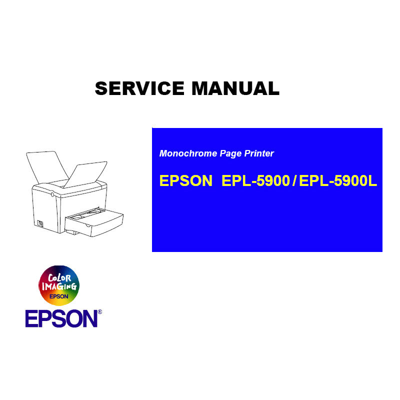 EPSON EPL-5900 EPL-5900L Printer English Service Manual EPSON EPL-5900 EPL-5900L Printer English Service Manual