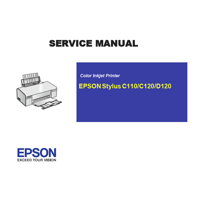 Инструкция по эксплуатации EPSON Stylus C110 120/D120 (англ.яз.)