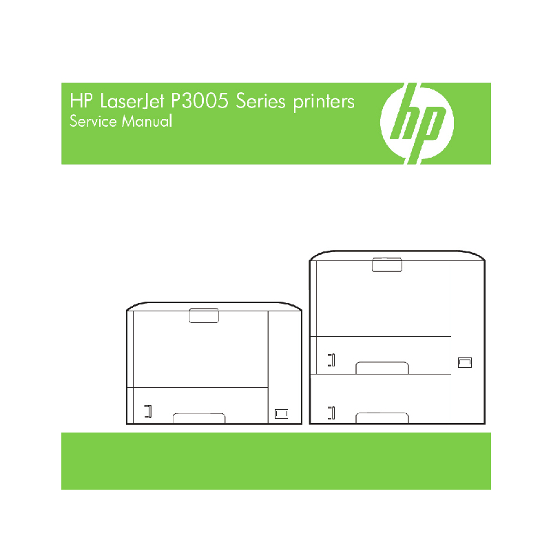 Инструкция по эксплуатацииHP LaserJet P3005 (англ.яз.)