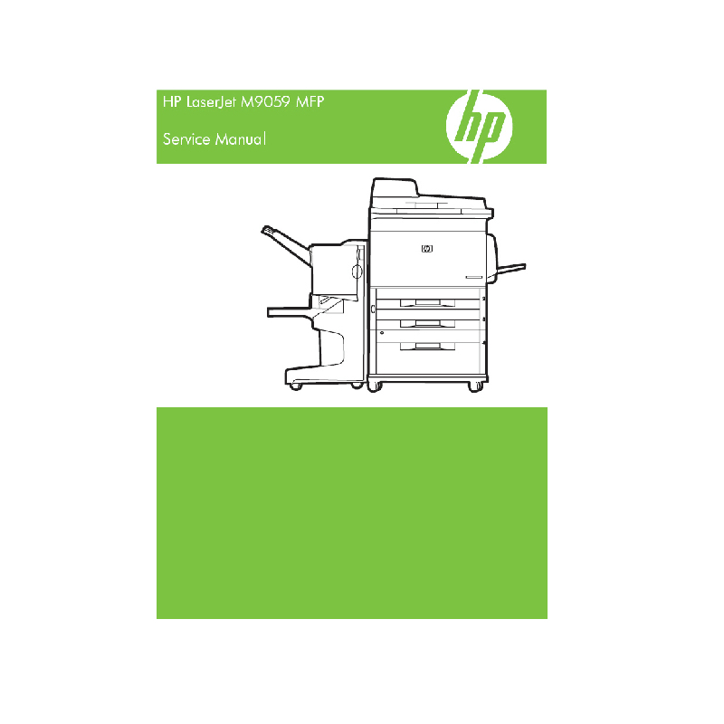 HP Laserjet M9059 MFP English Service Manual