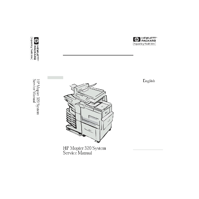 HP Mopier 320 Printer English Service Manual