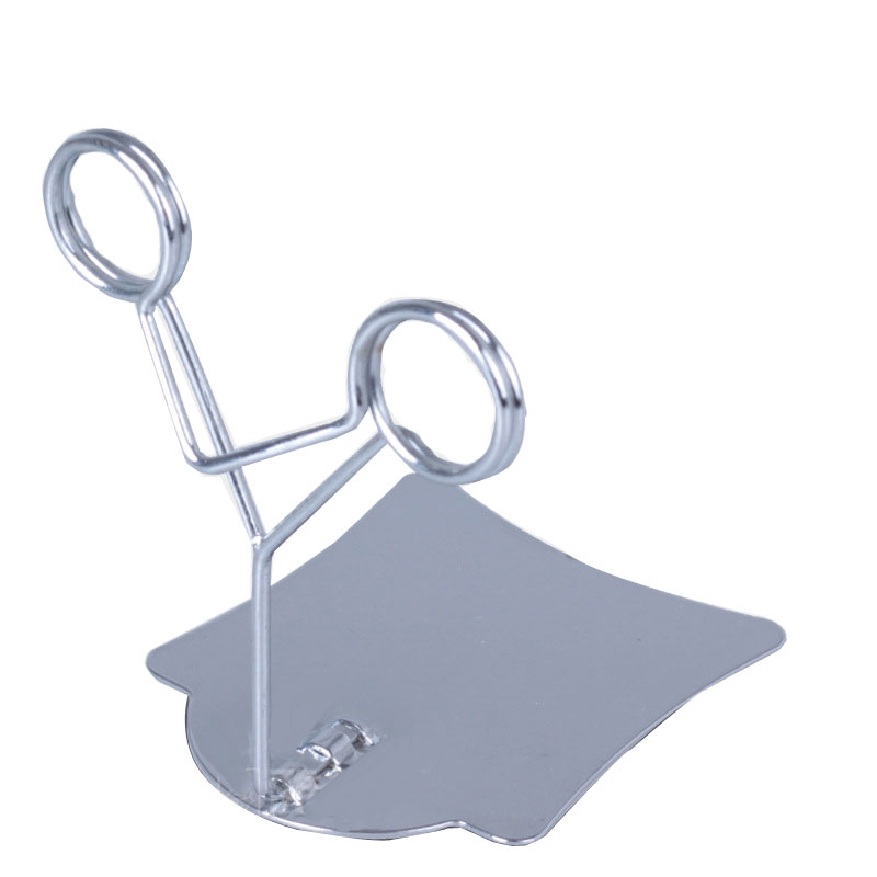 Hign Quality 15cm Desktop Snake Metal Pop Business Card Holders