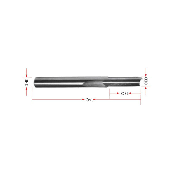One Straight Flute Bits