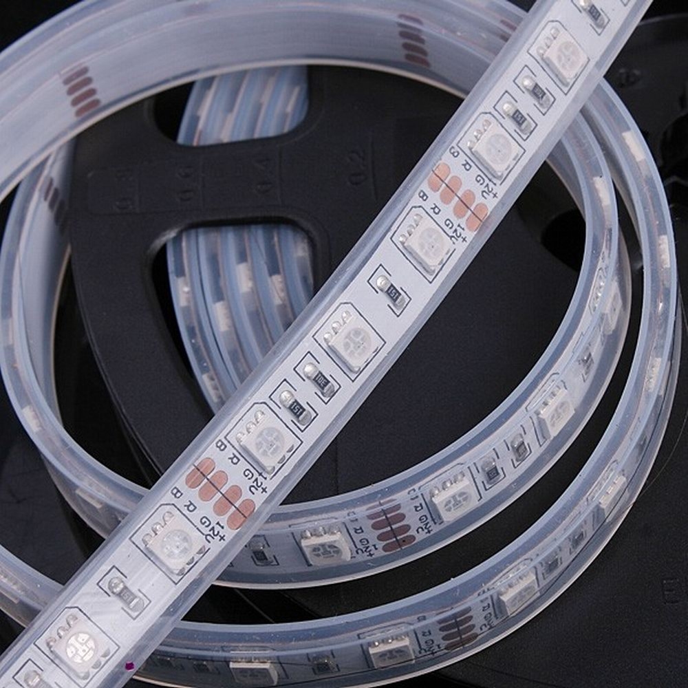 RGB Color Flexible LED Light Strip ( 60 SMD 5050 leds per meter waterproof IP66 ) 5m/roll