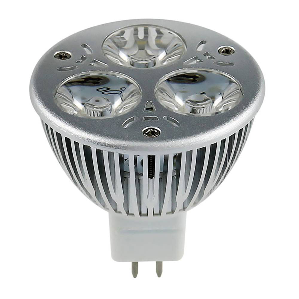 3W 3 x 1W MR16 LED Ceiling Spotlight Bulb