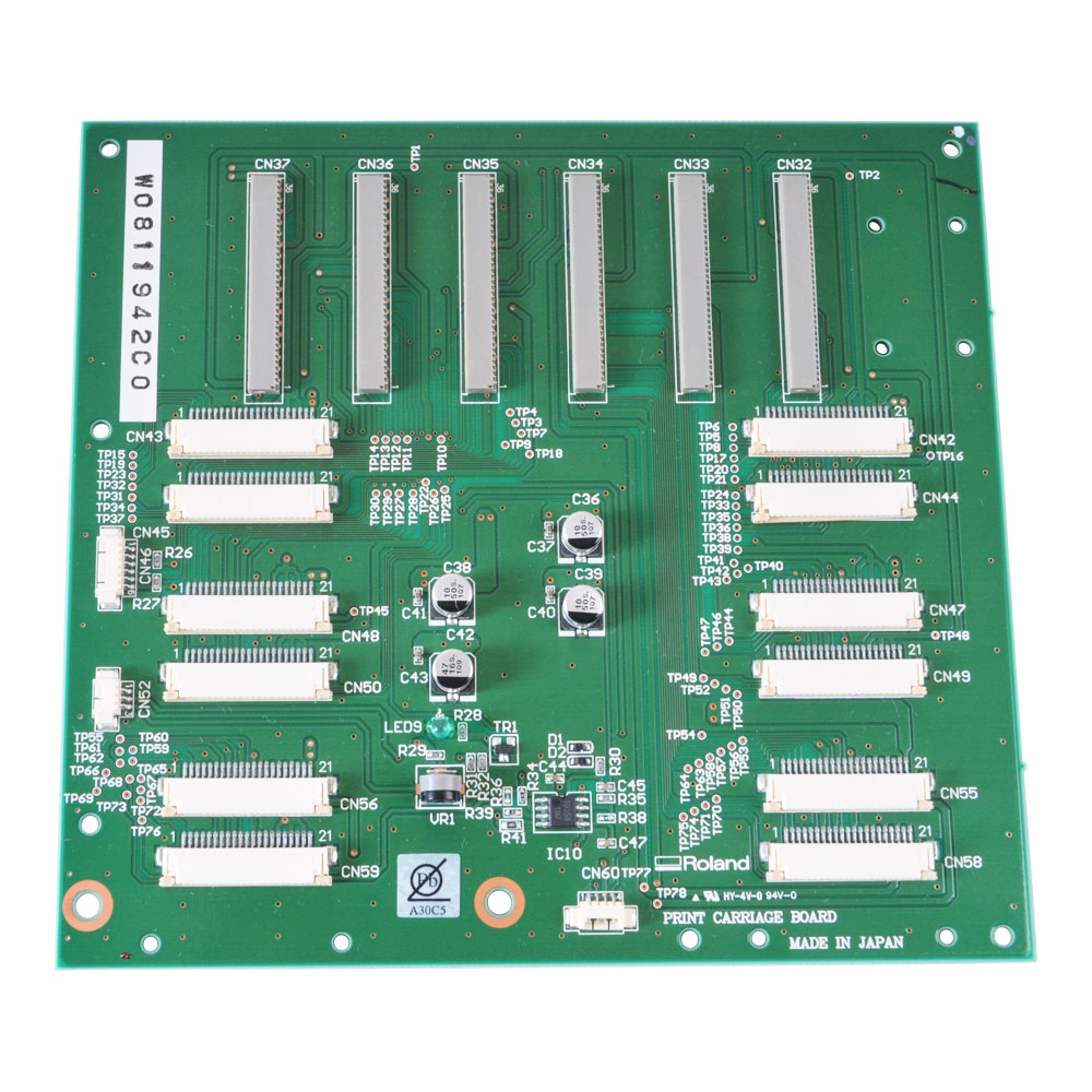 Roland Carriage Board Maintenance Service