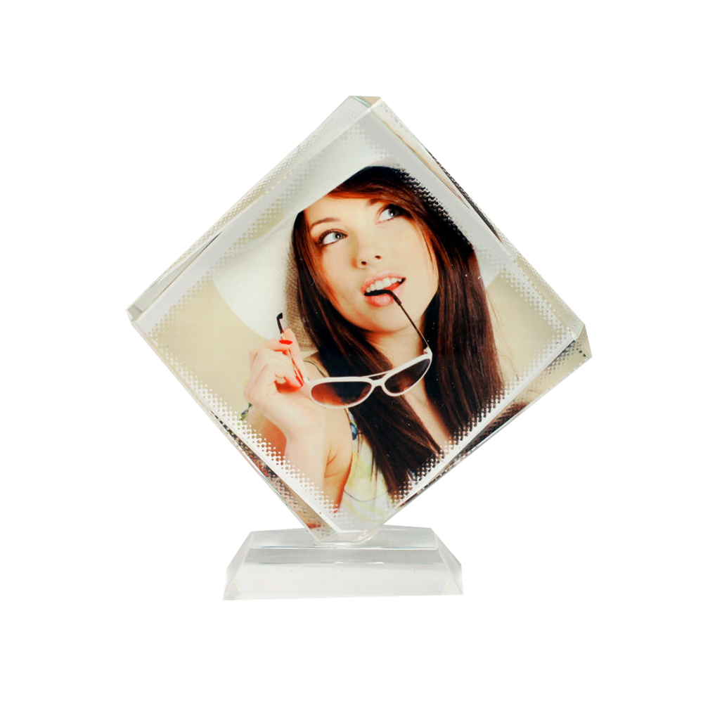 Sublimation Coating Blank Crystal Fan Shape