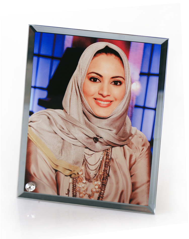 8" Sublimation Blank Glass Photo Frame 