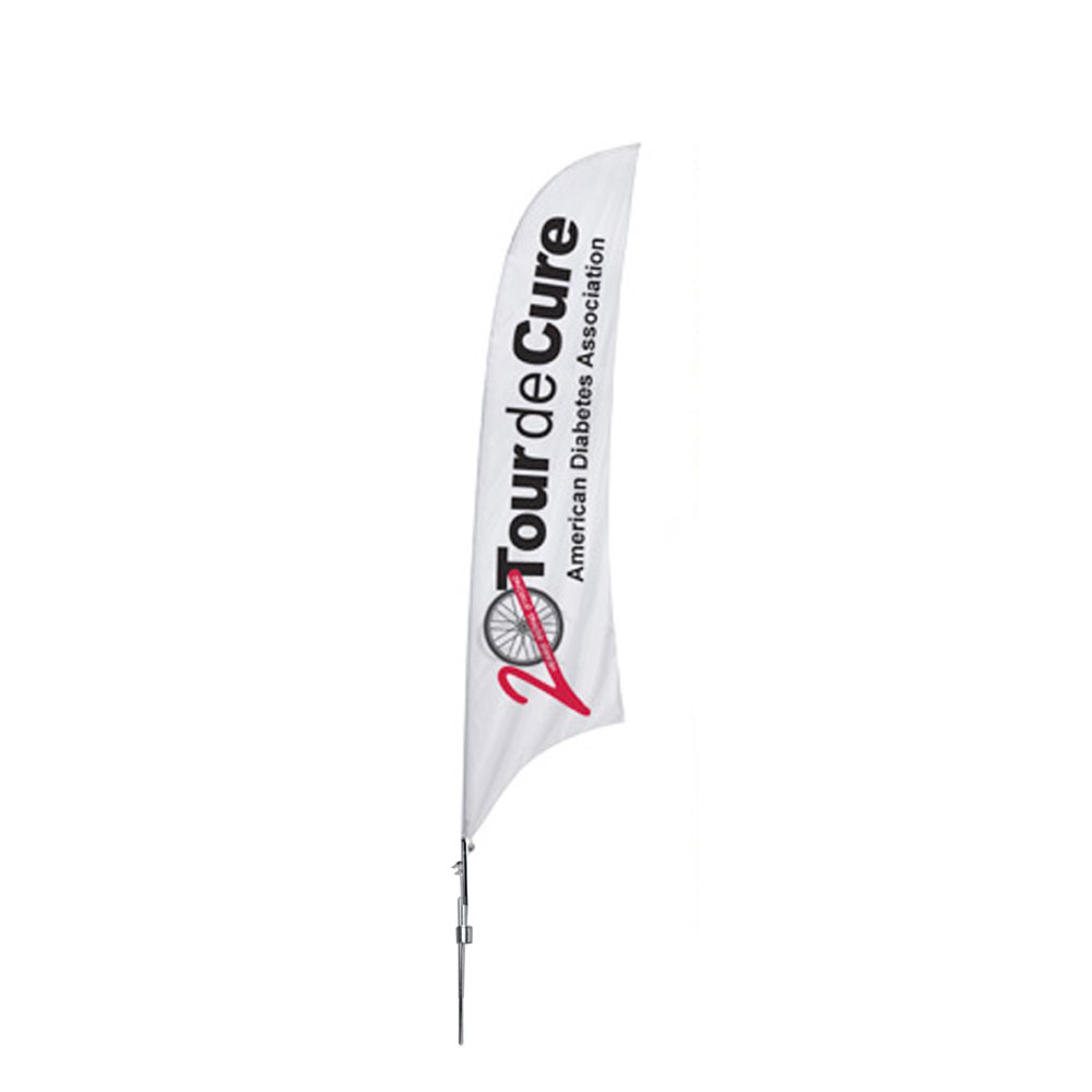 13.1 ft Feather Banner (Double Sided Graphic Only)