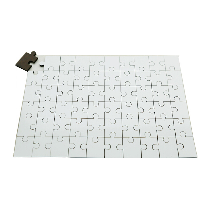 7.8" x 11.4" White Rectangle Dye Sublimation Blank Jigsaw Puzzle Child Toy Heat Transfer 20pcs/pack--Brazil Warehouse