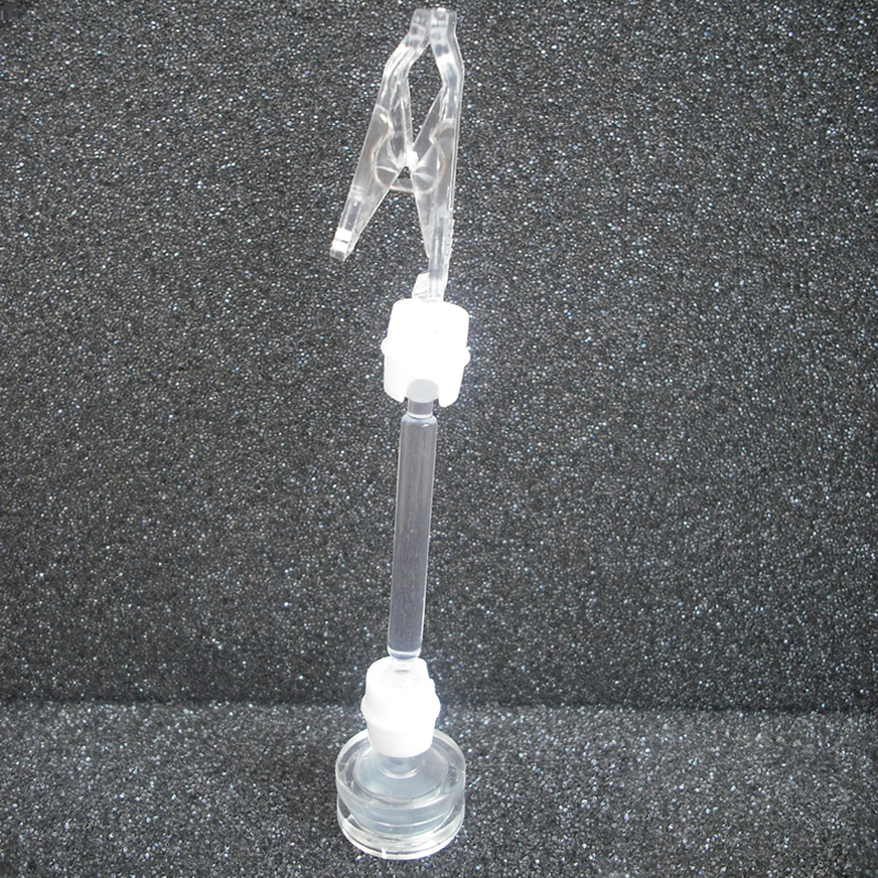 125mm Transparent Magnetic Base Plastic Clear Clip For Promotion
