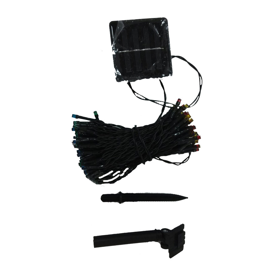12M 100 LEDS Solar Energy RGB LED Fairy Light String Garden Xmas Party Decor Lamp
