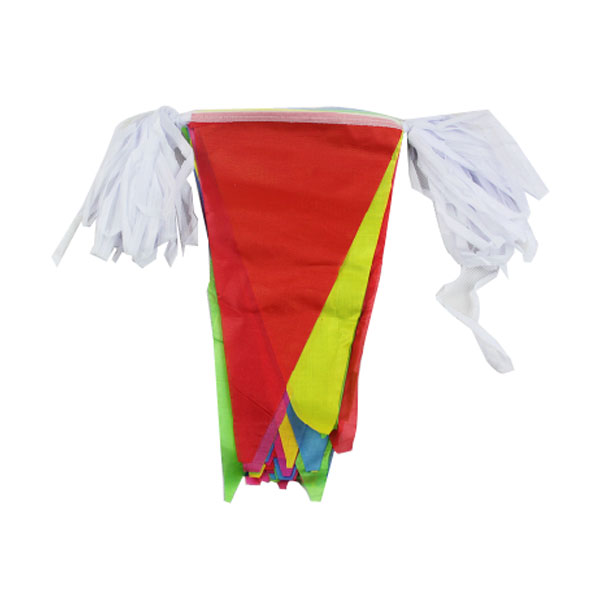 16.4´ Lenght (0.59´ x 0.79´) Triangle Colorful String Flag