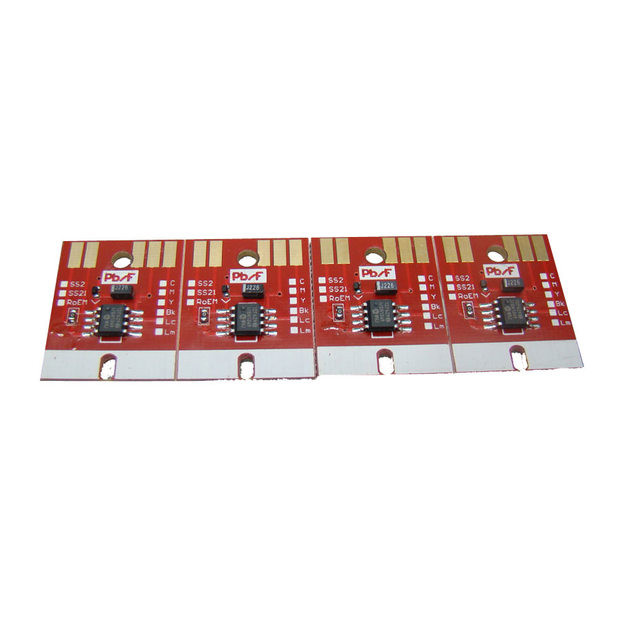 Chip Permanent for Mimaki JV5 SB51 Cartridge 4 Colors CMYK