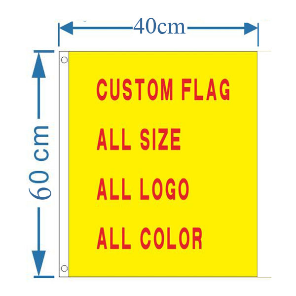 Баннер-флаг с индивидуальной печатью (только печать) 40х60см