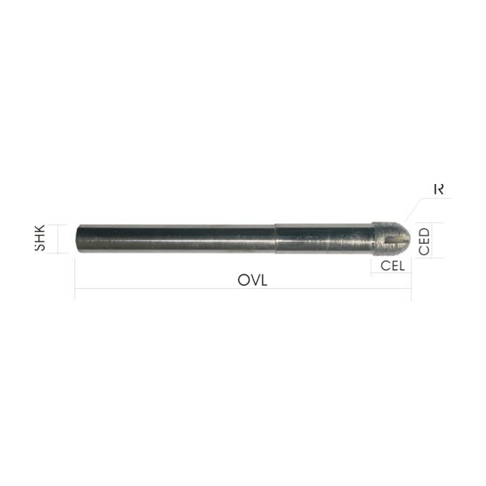 Sintered Diamond Ball End Mills