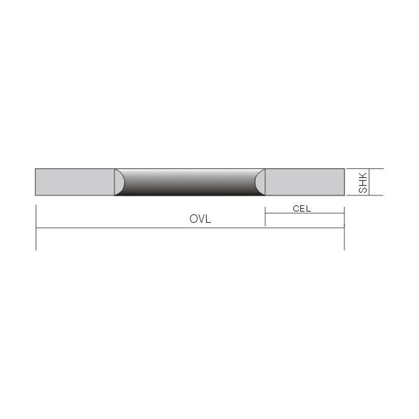 2 Heads Semi-open Round Bar