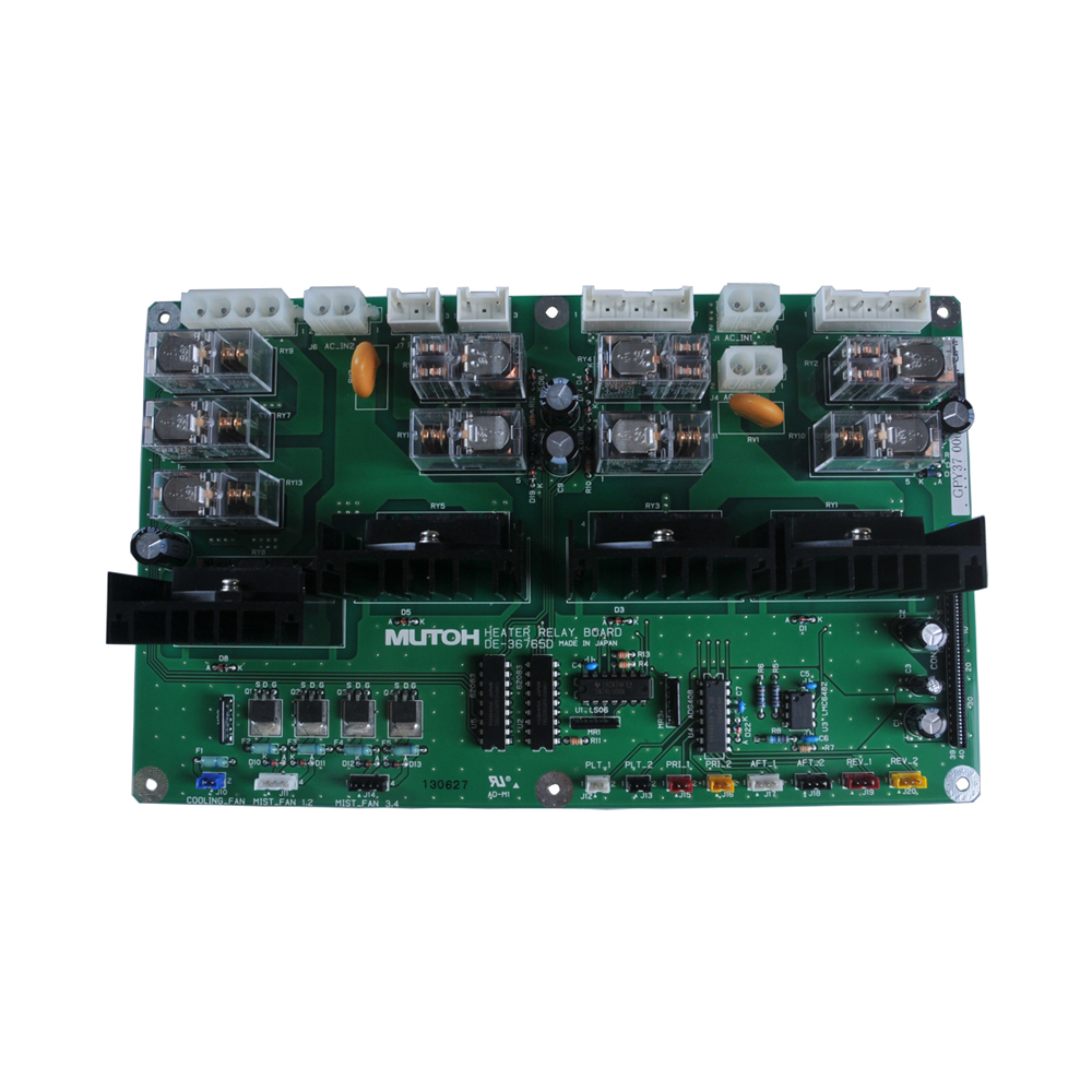 Original Mutoh VJ-1204 / VJ-1304 / VJ-1604 Heater Relay Board - DF-49661