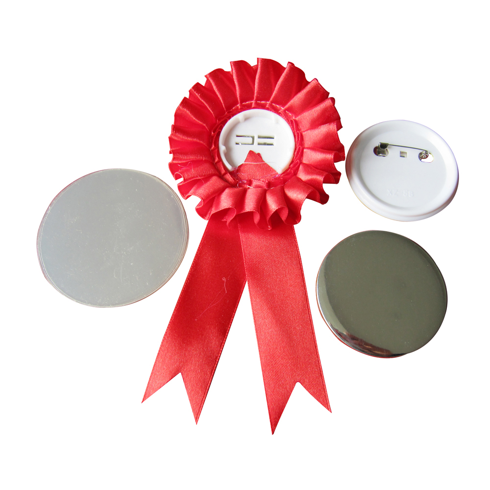 1000pcs Blank 44mm Rosette Button