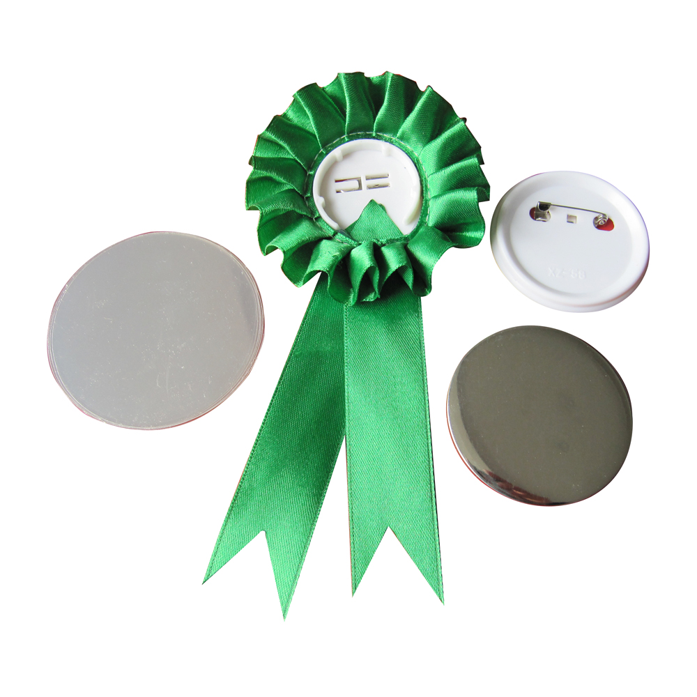 600pcs Blank 75mm Rosette Button