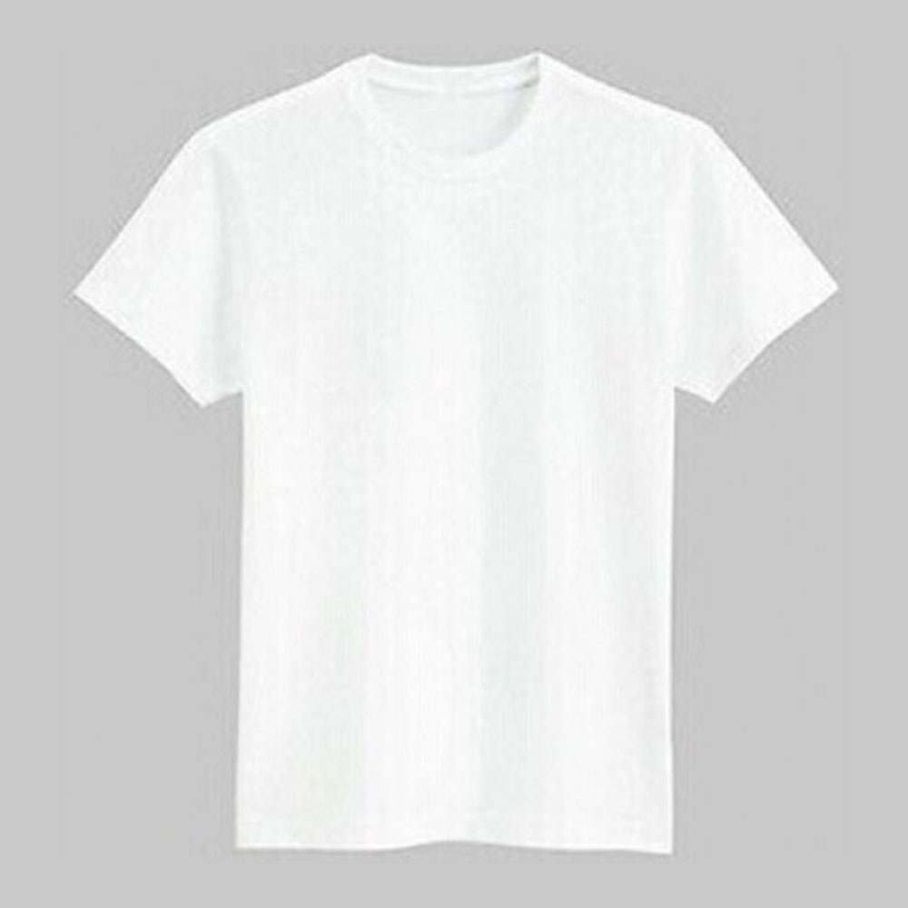 Plain White Sublimation Blank Polyester T-Shirt for Women