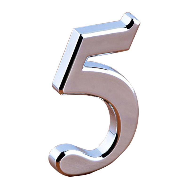 Modern House Door Address Plaque Numbers Plating Numbers (Several Sizes Available)