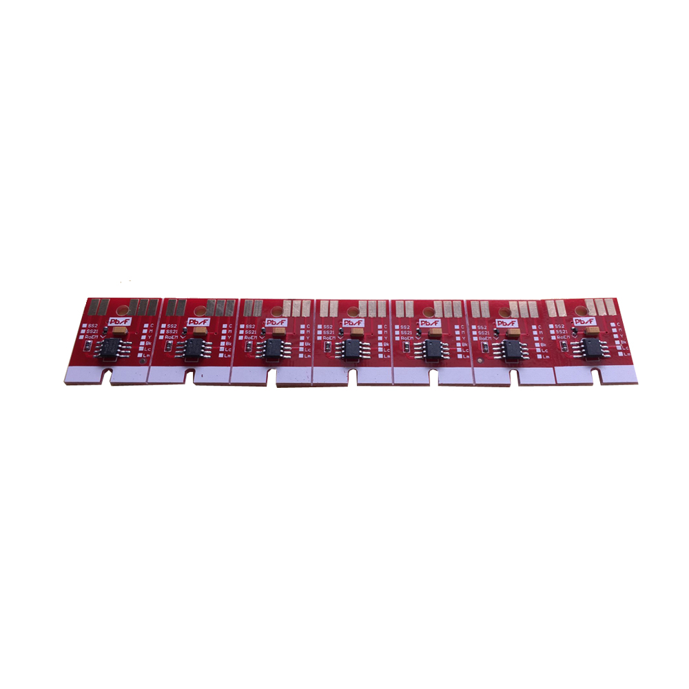 Generic Chip Permanent for Mimaki LF200-0558 UV Cartridge 7 colors CMYKLcLmWh