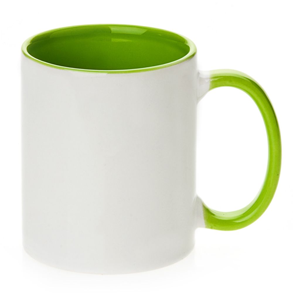 11 OZ ORCA Coating Two Tone Sublimation Mug with Inner and Handle Colorful