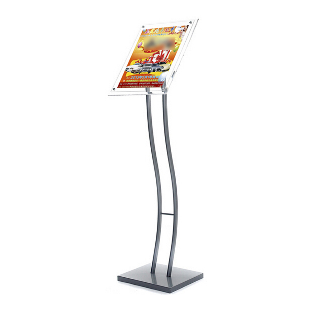 A3 Size Pedestal Sign Stand Acrylic Display Frame