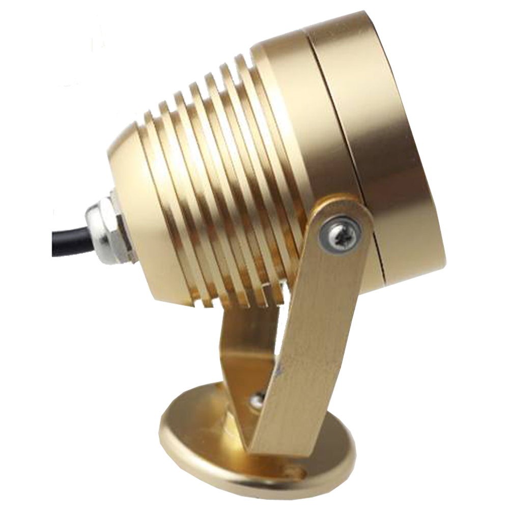 85-265VAC 5x1W Underwater Lamp Yellow