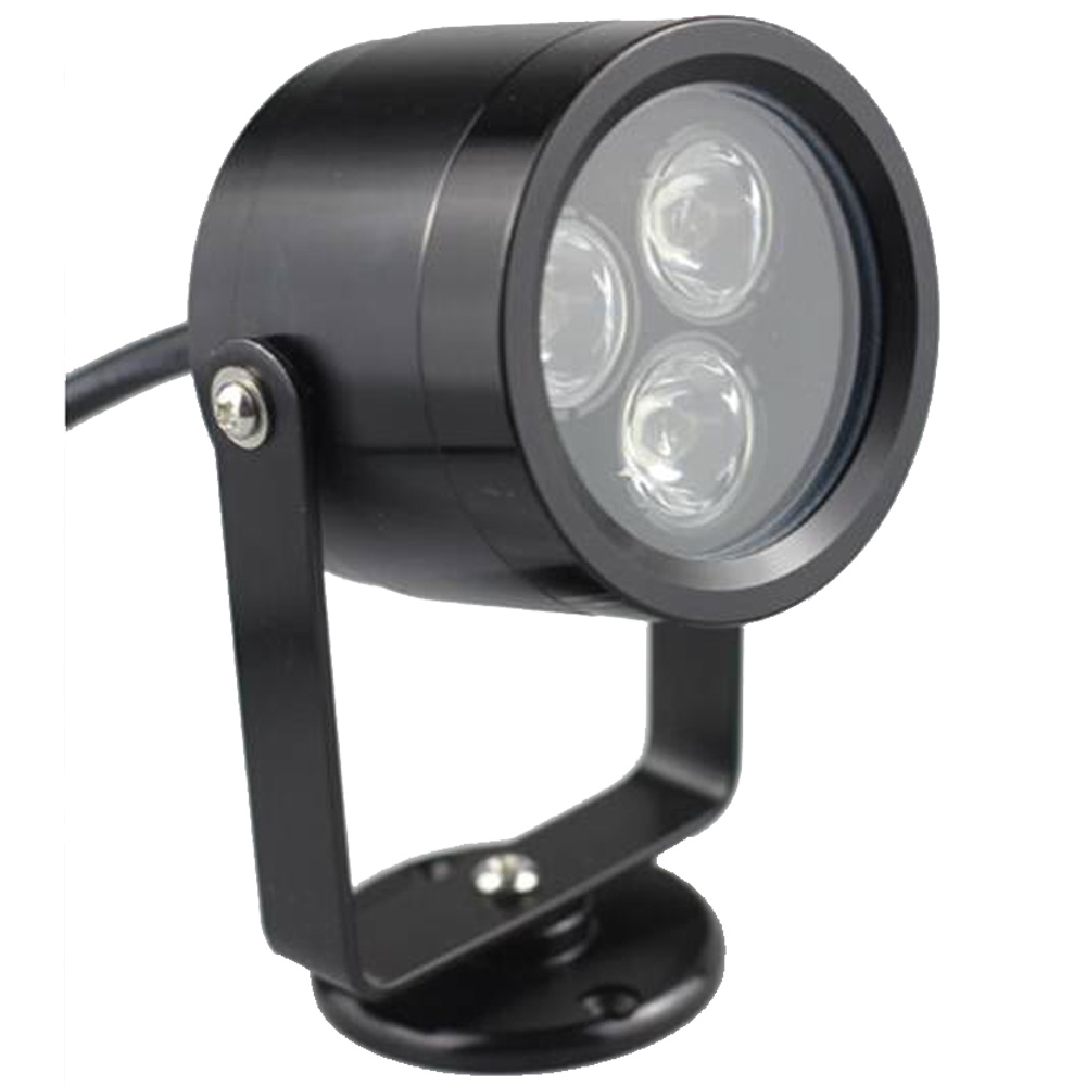 85-265VAC 3x1W RGB Underwater Lamp Black